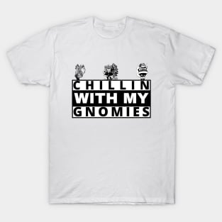 Chillin With My Gnomies Christmas Gnomes, t-shirt T-Shirt